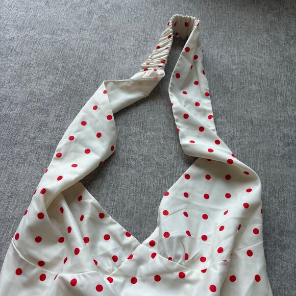 Peppermayo Halter Polka Dot Mini Dress - Picture 4 of 7
